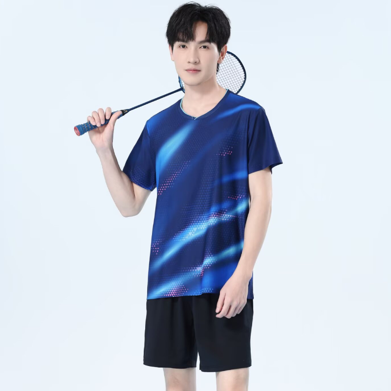 Table Tennis Name - Men Quick Dry Badminton Shirt Breathable