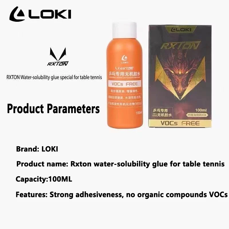 LOKI Waterbased Glue 100ml Wat - Table Tennis Racket review and price