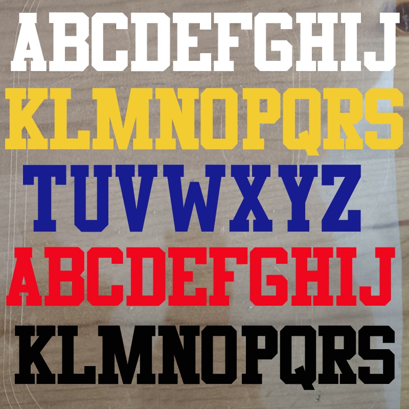 5.5CM Letter Stickers Custom B - Table Tennis Name review and price