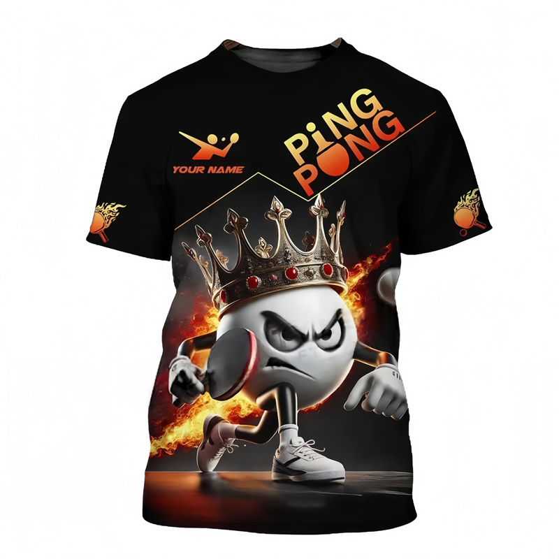 Table Tennis Pattern T Shirt F - Table Tennis Name review and price
