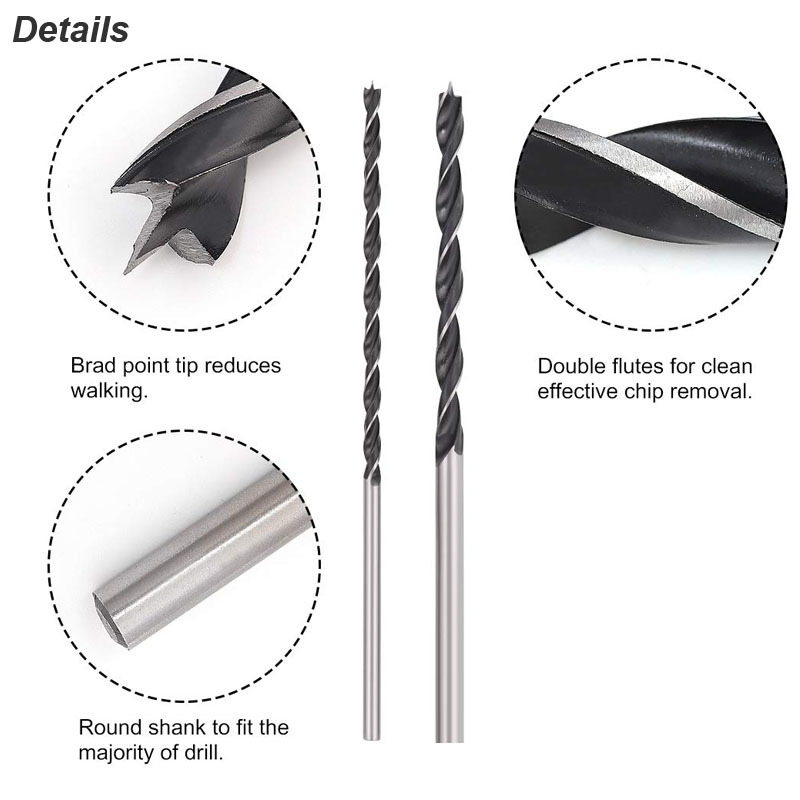 Brad Point Drill Bit Set Extra - Table Tennis Zone review and price