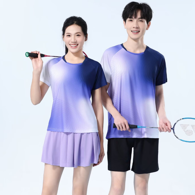 Men Quick Dry Badminton Shirt  - Table Tennis Name review and price